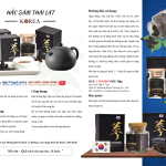 Hắc Sâm Thái Lát KOREA – Hộp 75gr