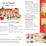 Linh Chi Táo Đỏ KOREA – Hộp 30 gói x 80ml