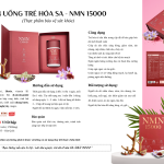 Viên Uống Trẻ Hoá Sa – NMN 15000 – Hộp 60 viên x 450mg